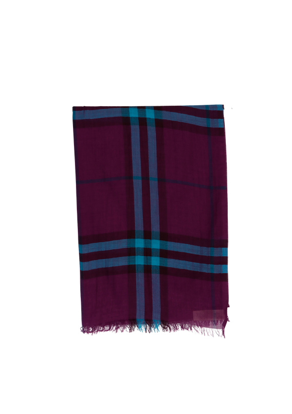 HOUSE CHECK SILK SCARF