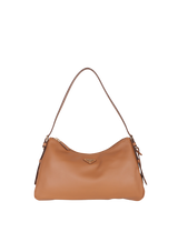 LARGE LEATHER AIMÉE SHOULDER BAG