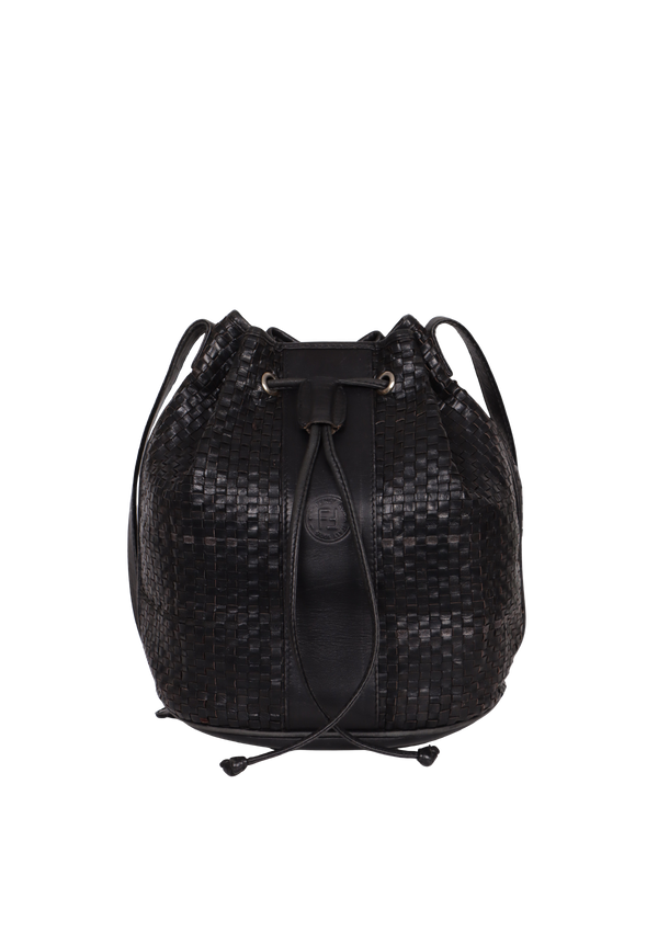 VINTAGE LEATHER BUCKET BAG