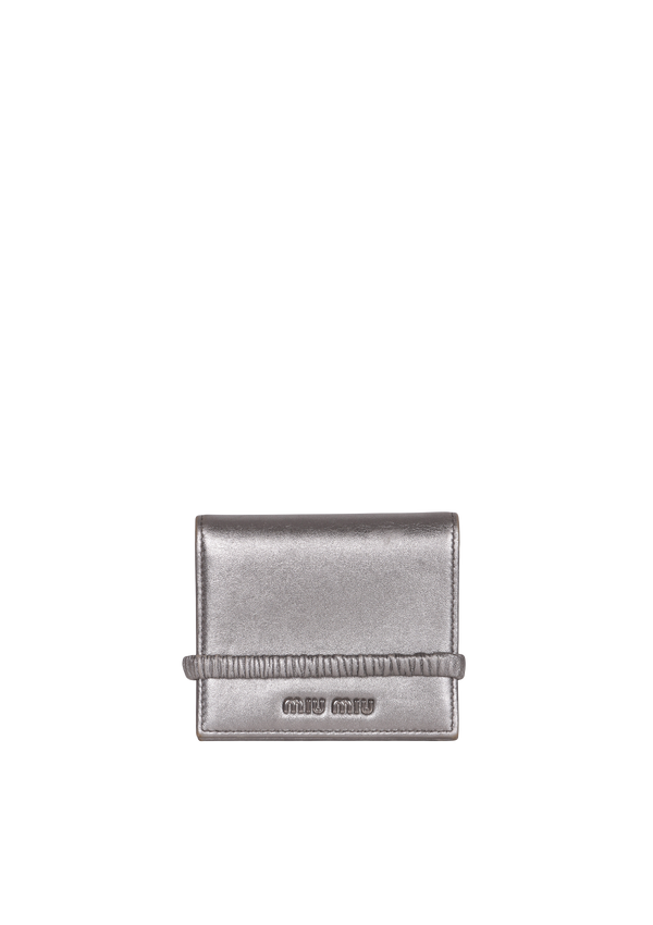 METALLIC COMPACT WALLET
