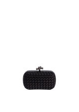 INTRECCIATO SATIN KNOT CLUTCH