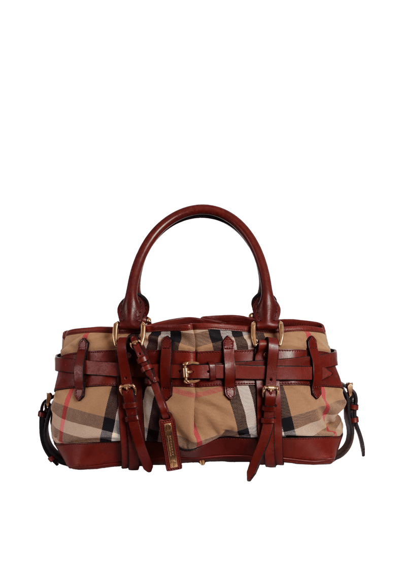 HOUSE CHECK BELTED BAG