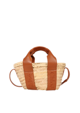 RAFFIA SENSE BASKET BAG SMALL