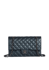 MEDIUM CLASSIC DOUBLE FLAP CAVIAR