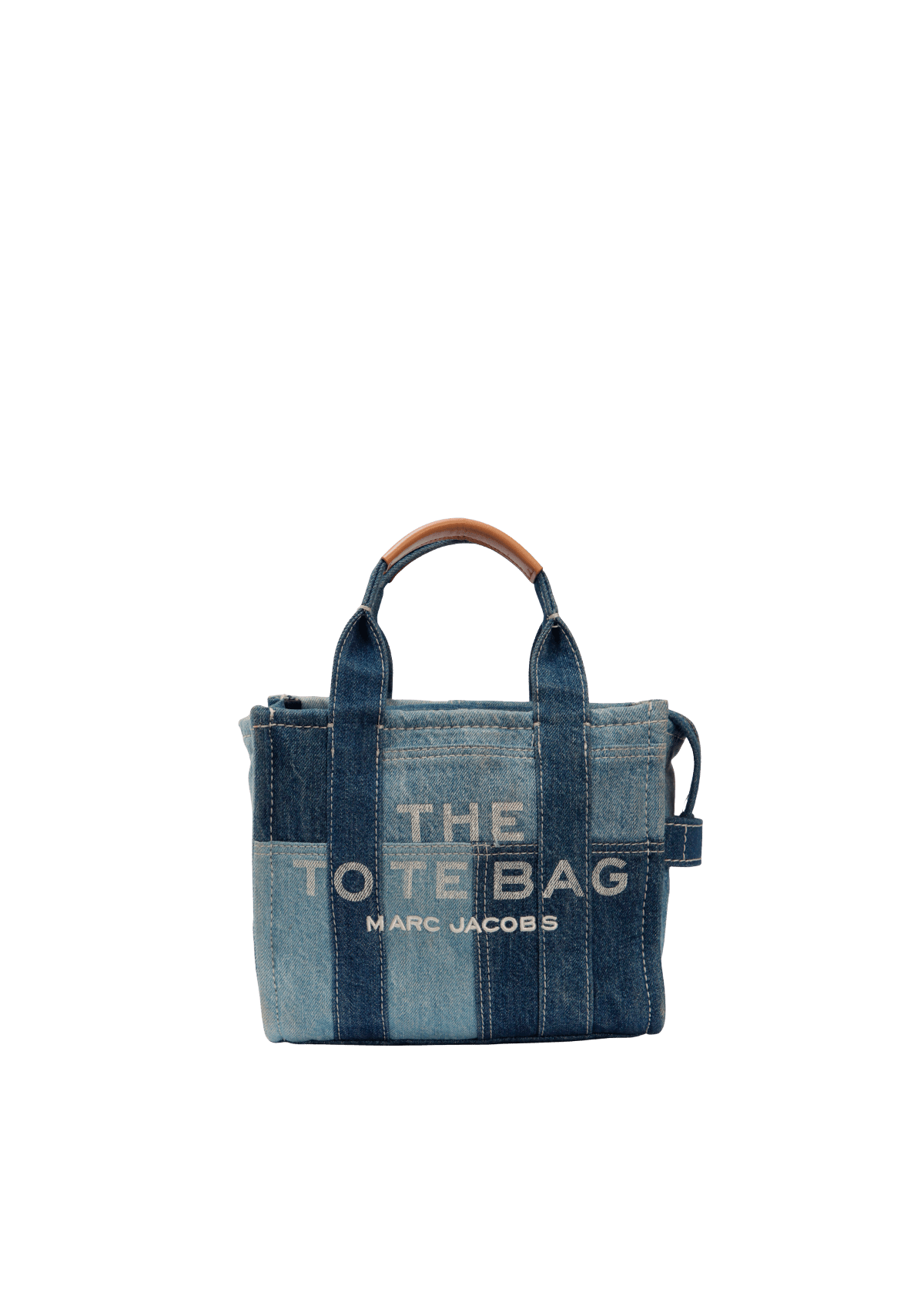 BOLSA MARC JACOBS SMALL THE TOTE BAG DENIM AZUL ORIGINAL – Gringa