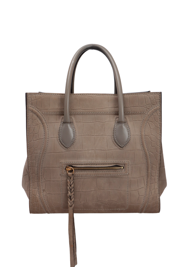 MEDIUM CROCO EMBOSSED PHANTOM LUGGAGE