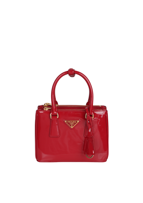 MINI VERNICE GALLERIA DOUBLE ZIP TOTE