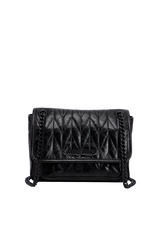 LEATHER FLAP BAG