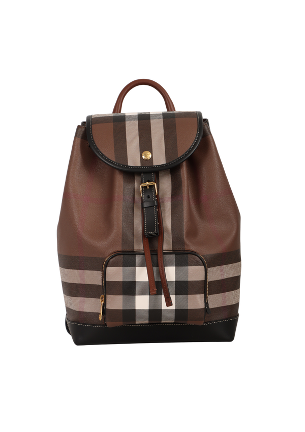 HOUSE CHECK DRAWSTRING BACKPACK