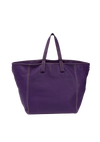 LEATHER CHAIN TOTE BAG