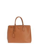 LARGE SAFFIANO LUX DOUBLE ZIP GALLERIA