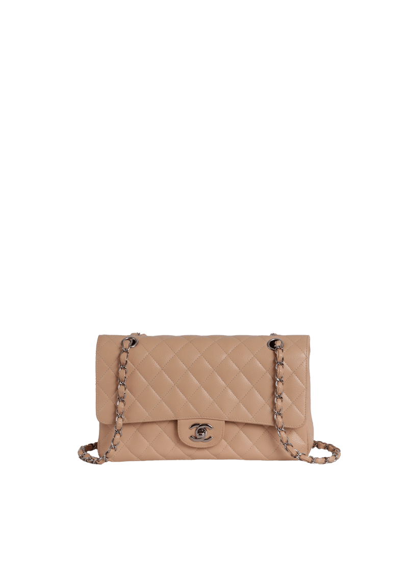 MEDIUM CLASSIC DOUBLE FLAP CAVIAR