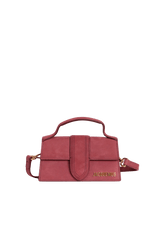BOLSA JACQUEMUS LE BAMBINO SUEDE ROSA ORIGINAL – Gringa