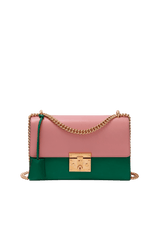MEDIUM BICOLOR PADLOCK BAG