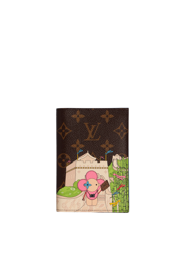 MONOGRAM CHRISTMAS ANIMATION CHINA PASSPORT COVER