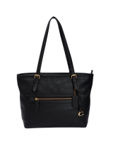 GRAINED LEATHER SATCHEL