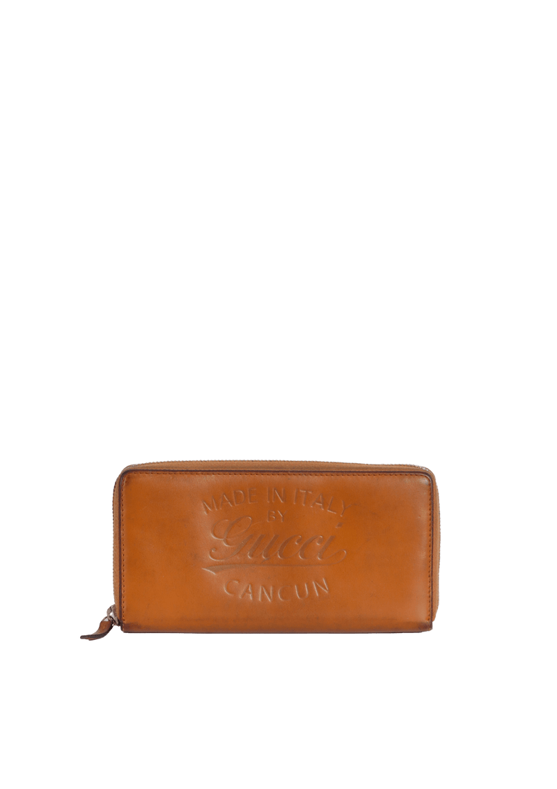 LEATHER ZIPPY WALLET