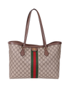 GG SUPREME LARGE OPHIDIA SHOPPING BAG