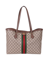 GG SUPREME LARGE OPHIDIA SHOPPING BAG