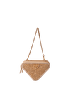 CRYSTAL MINI TRIANGLE POUCH