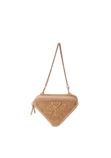 CRYSTAL MINI TRIANGLE POUCH
