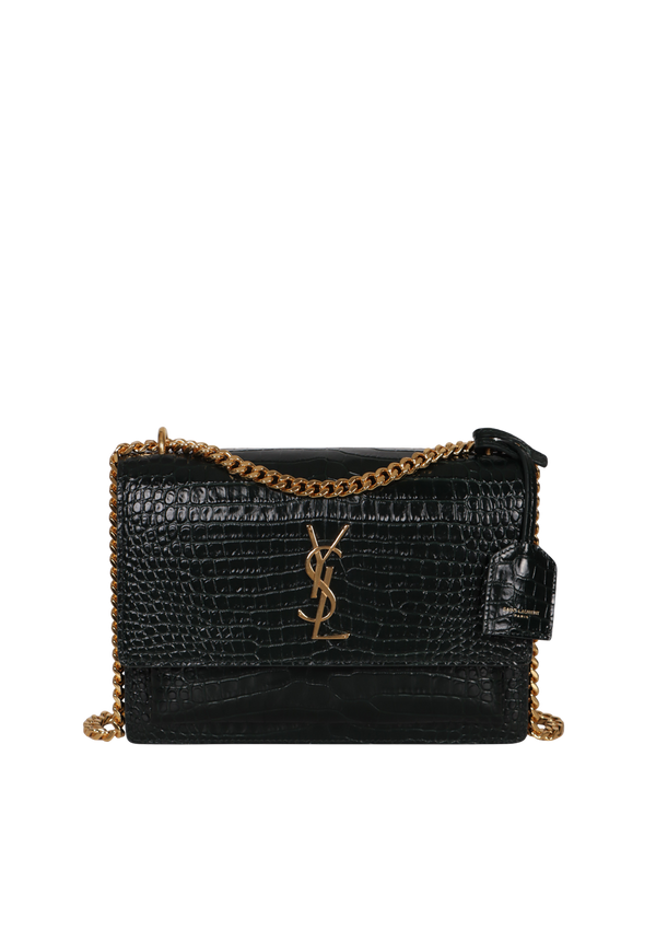 MEDIUM KATE CROCODILE EMBOSSED
