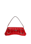 LEATHER MEDIUM HORSEBIT CHAIN BAG