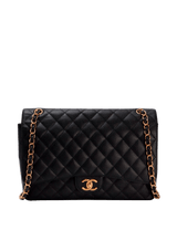 MAXI CLASSIC DOUBLE FLAP CAVIAR