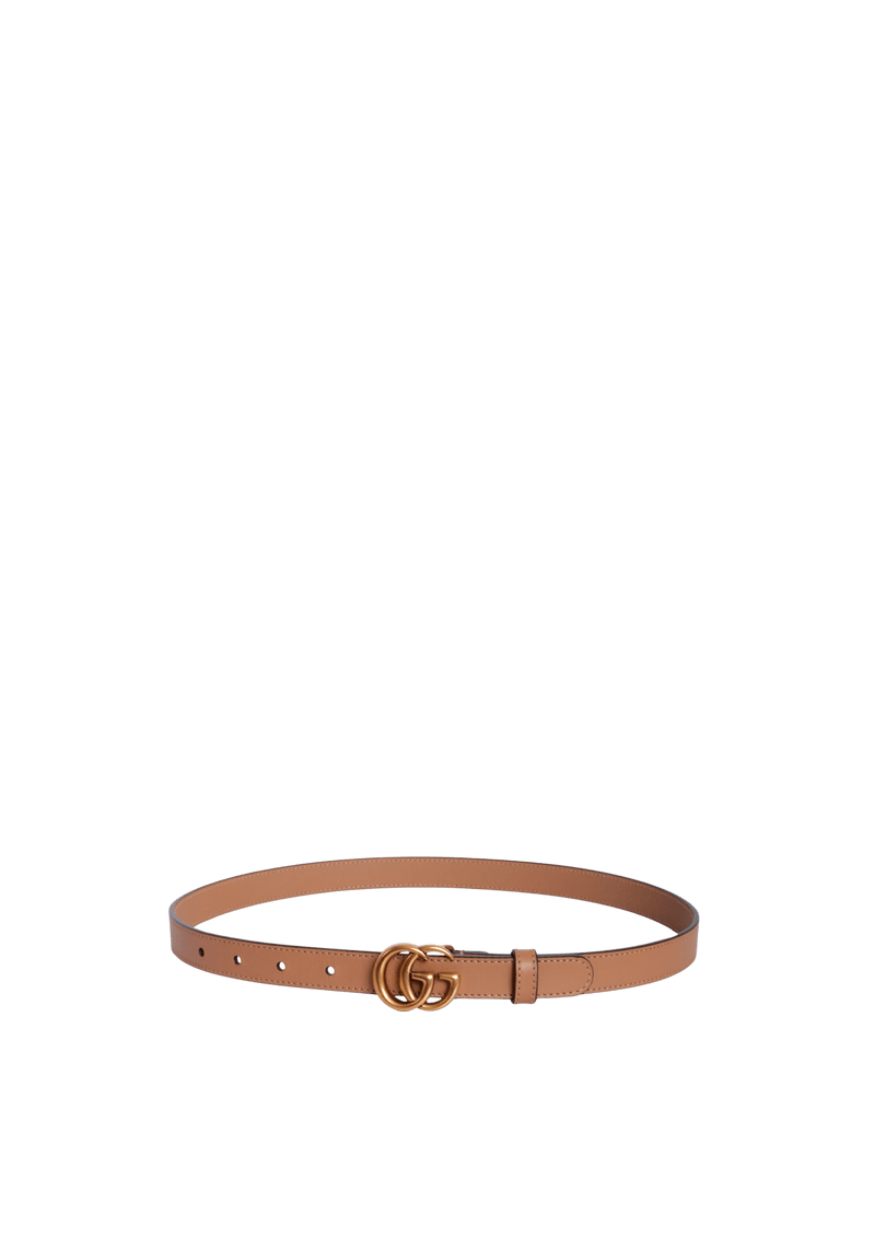 DOUBLE G LOGO THIN BELT