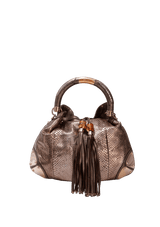 SNAKESKIN LARGE INDY HOBO BAG