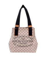DAMIER AZUR BEACH CABAS PM