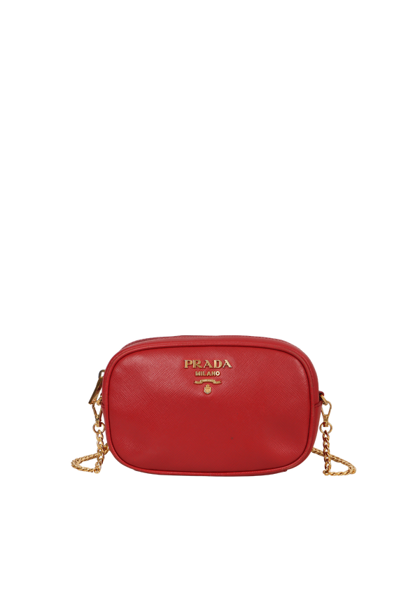 SAFFIANO MINI CAMERA BAG