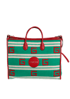 SQUARE G CANCUN STRIPED TOTE