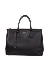 LARGE SAFFIANO LUX DOUBLE ZIP GALLERIA