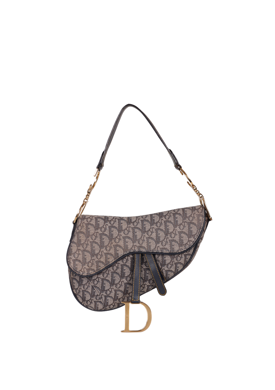 BOLSA CHRISTIAN DIOR DIORISSIMO SADDLE BAG AZUL ORIGINAL – Gringa