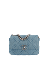 19 FLAP MEDIUM BAG DENIM