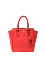 LEATHER TOP HANDLE BAG