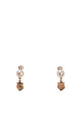 FELINE HEAD EARRINGS