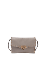 ROCKSTUD FLIPLOCK CROSSBODY BAG