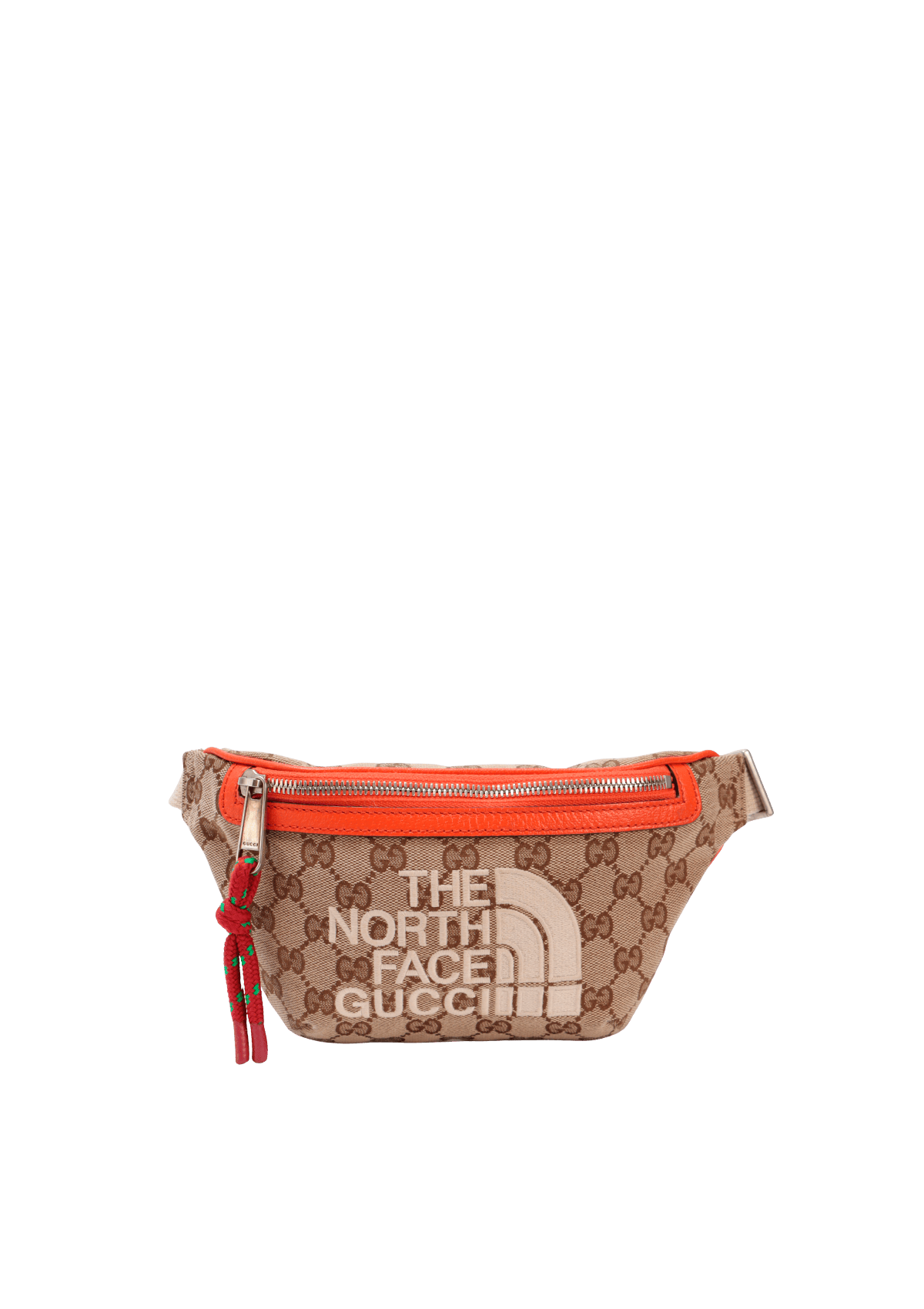 GUCCI 21AW×THE NORTH FACE ビブパン POCHETE GUCCI X THE NORTH FACE GG CANVAS BELT BAG BEGE ORIGINAL