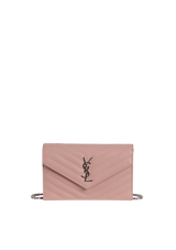 CASSANDRE ENVELOPE MATELASSÉ CHAIN WALLET