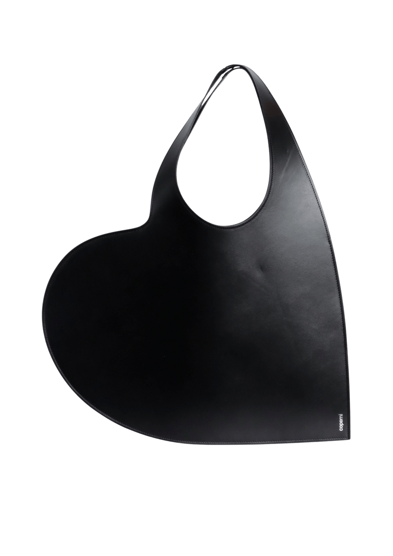 LEATHER TOTE HEART