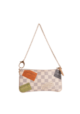 DAMIER AZUR TRUNKS LABELS POCHETTE MILLA MM