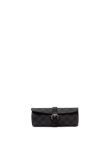 DAMIER GRAPHITE 3 WATCH TRAVEL CASE