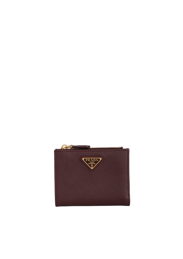SAFFIANO TRIANGLE LOGO BIFOLD WALLET