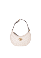 SMALL GG MARMONT HALF-MOON BAG