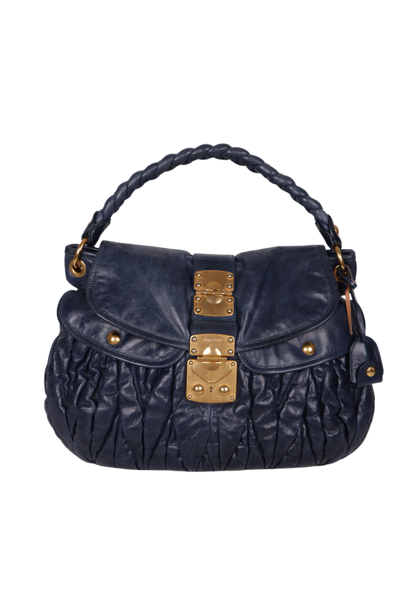 MATELASSE COFFER HOBO