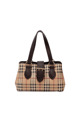 HAYMARKET CHECK EDEN TOTE