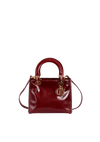 PATENT LEATHER OBLIQUE LADY DIOR