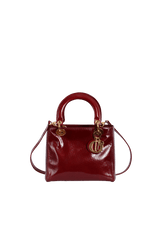 PATENT LEATHER OBLIQUE LADY DIOR